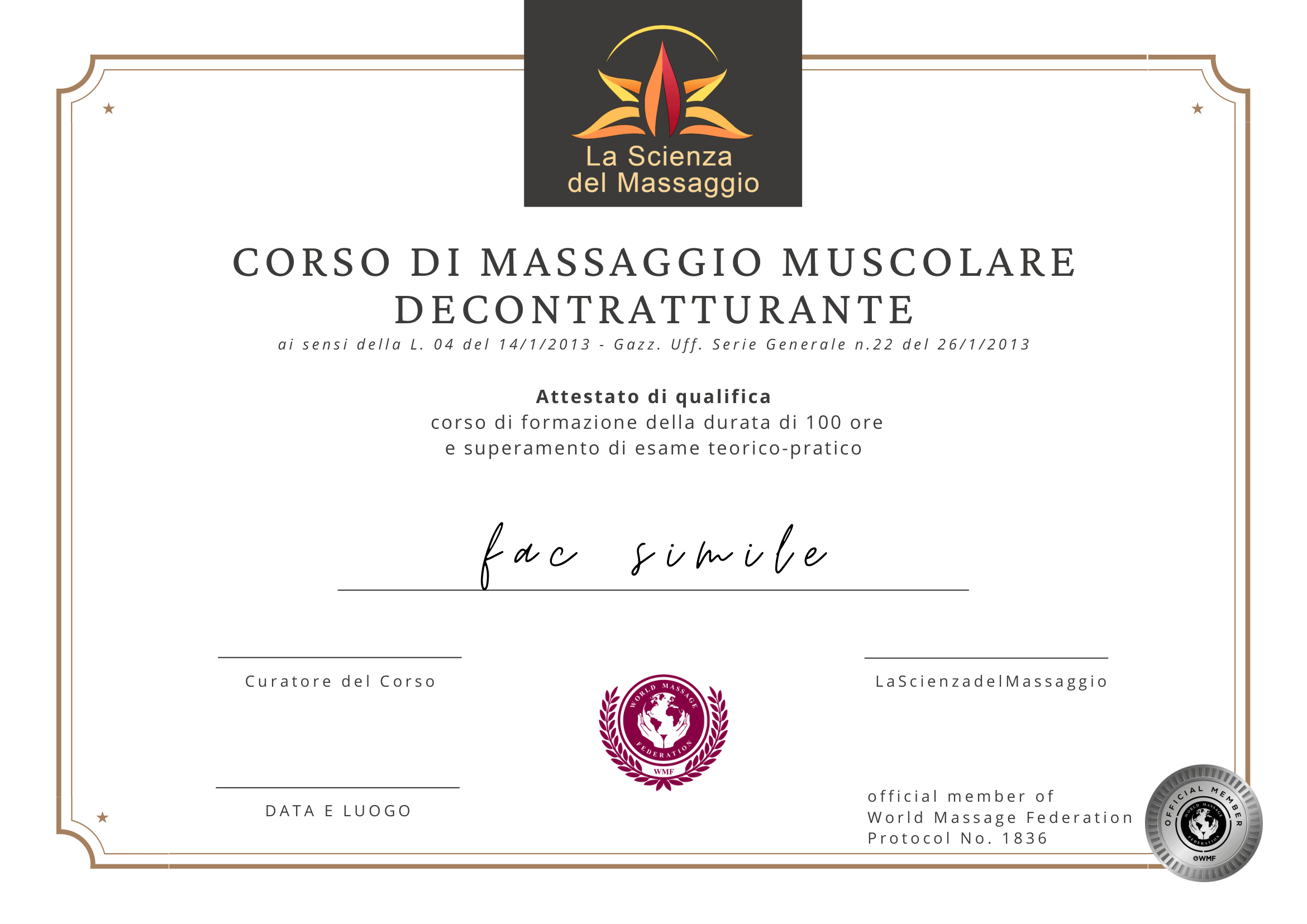 Corso Massaggio Decontrattuale