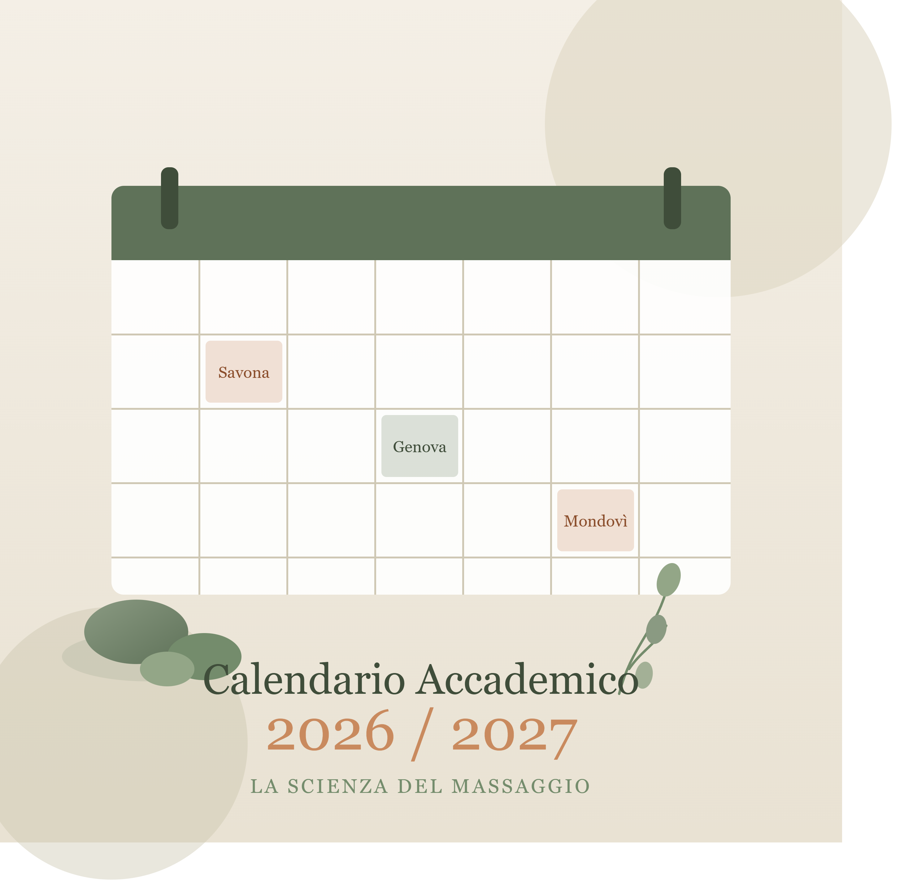 È online il Calendario Accademico 2026/2027! 🗓️